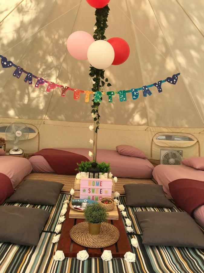Glamping Kaki - Medium Bell Tent Singapura Exterior foto