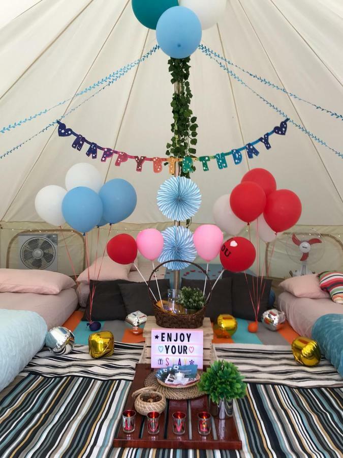 Glamping Kaki - Medium Bell Tent Singapura Exterior foto