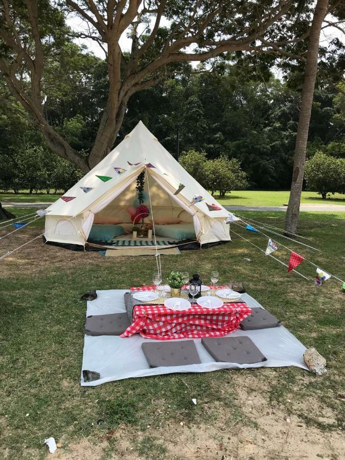 Glamping Kaki - Medium Bell Tent Singapura Exterior foto