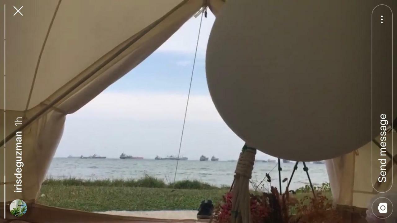 Glamping Kaki - Medium Bell Tent Singapura Exterior foto