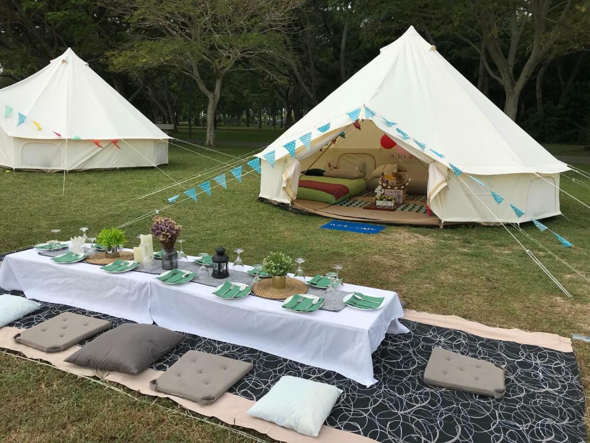 Glamping Kaki - Medium Bell Tent Singapura Exterior foto